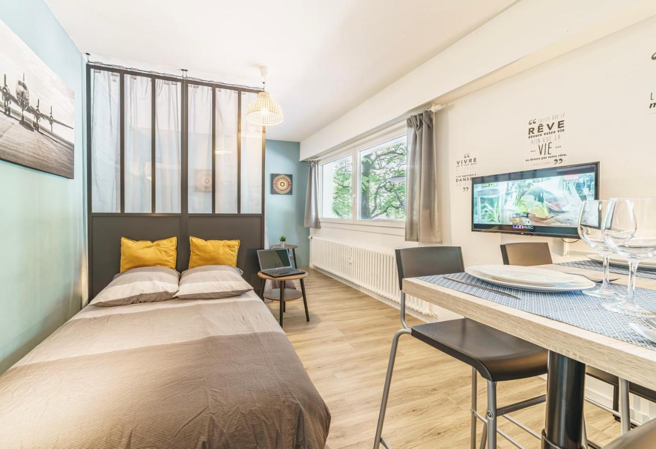 Cosy Studio 108 - Chambery Centre - Stationnement - Gare Ngoại thất bức ảnh